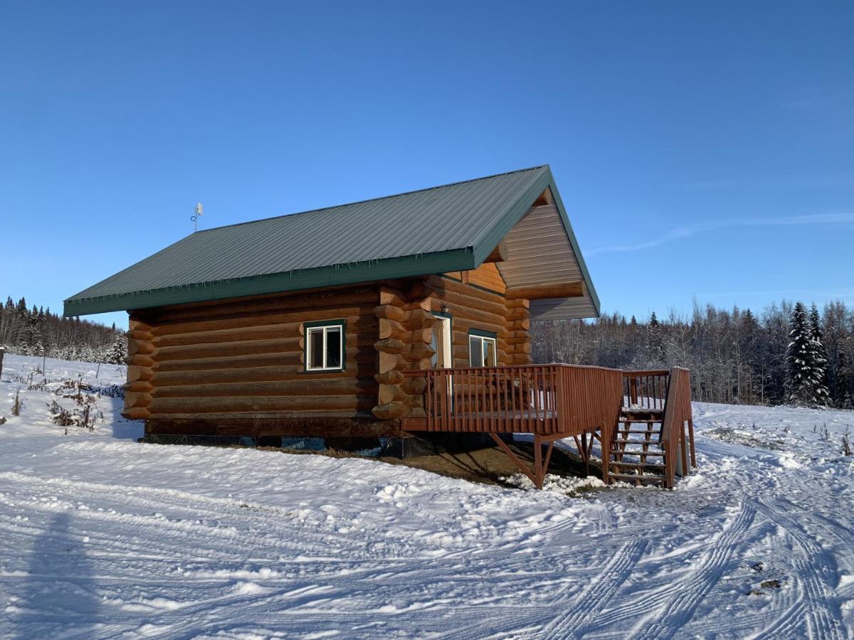 Secluded Log Cabin, 30 Min From Chena Hot Springs Pleasant Valley Exterior foto