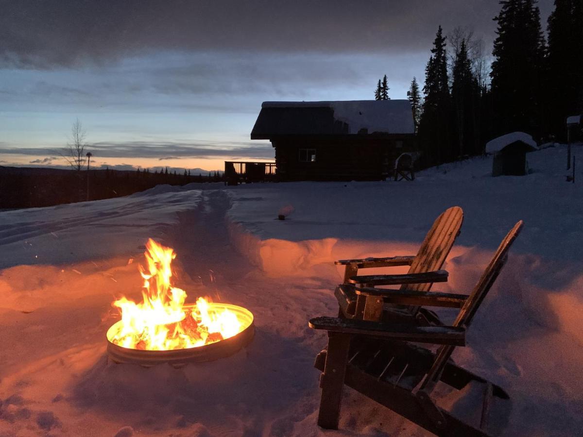 Secluded Log Cabin, 30 Min From Chena Hot Springs Pleasant Valley Exterior foto